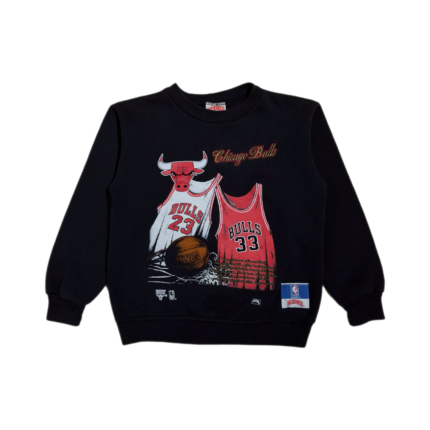 ‘90s | NBA Chicago Bulls Nutmeg Mills Youth Crewneck