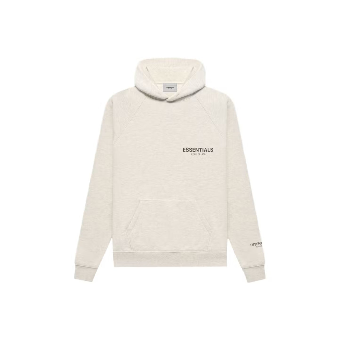 Fear of God | Essentials Core Collection Pullover Hoodie “Light Heather Oatmeal” (FW21)