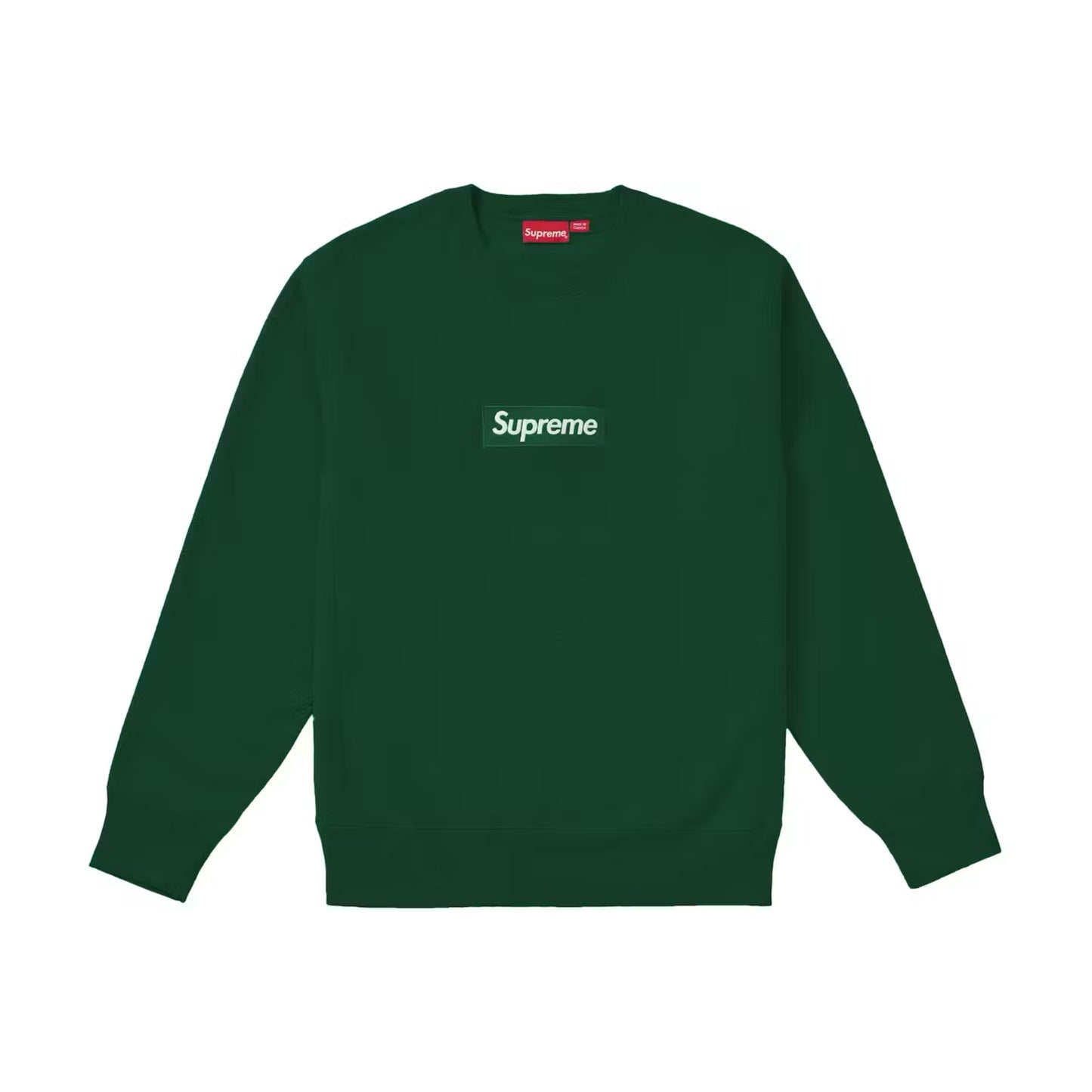 Supreme Box Logo Crewneck “Dark Green” (FW18)