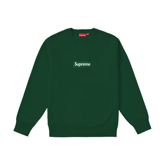 Supreme Box Logo Crewneck “Dark Green” (FW18)