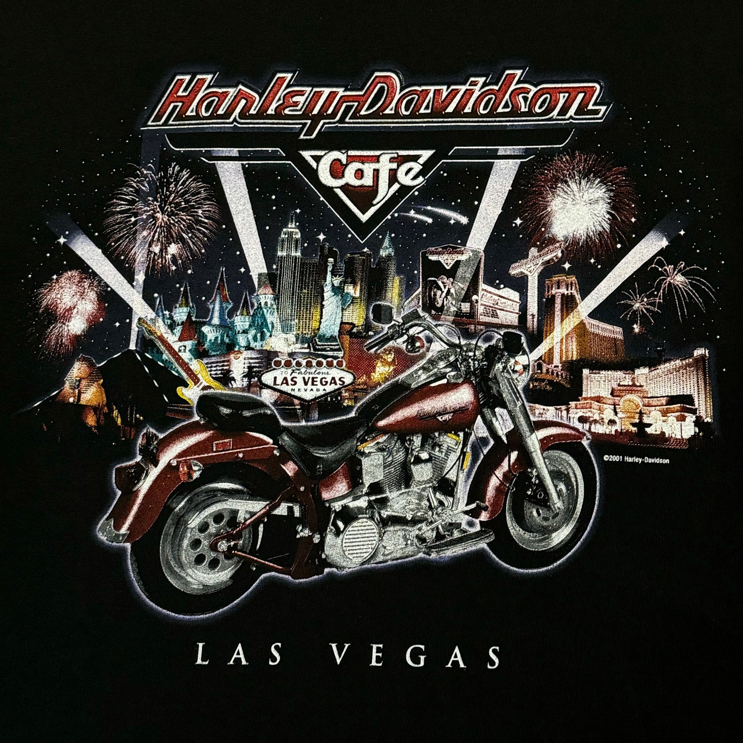 '01 | Harley Davidson Cafe Las Vegas Black Tee