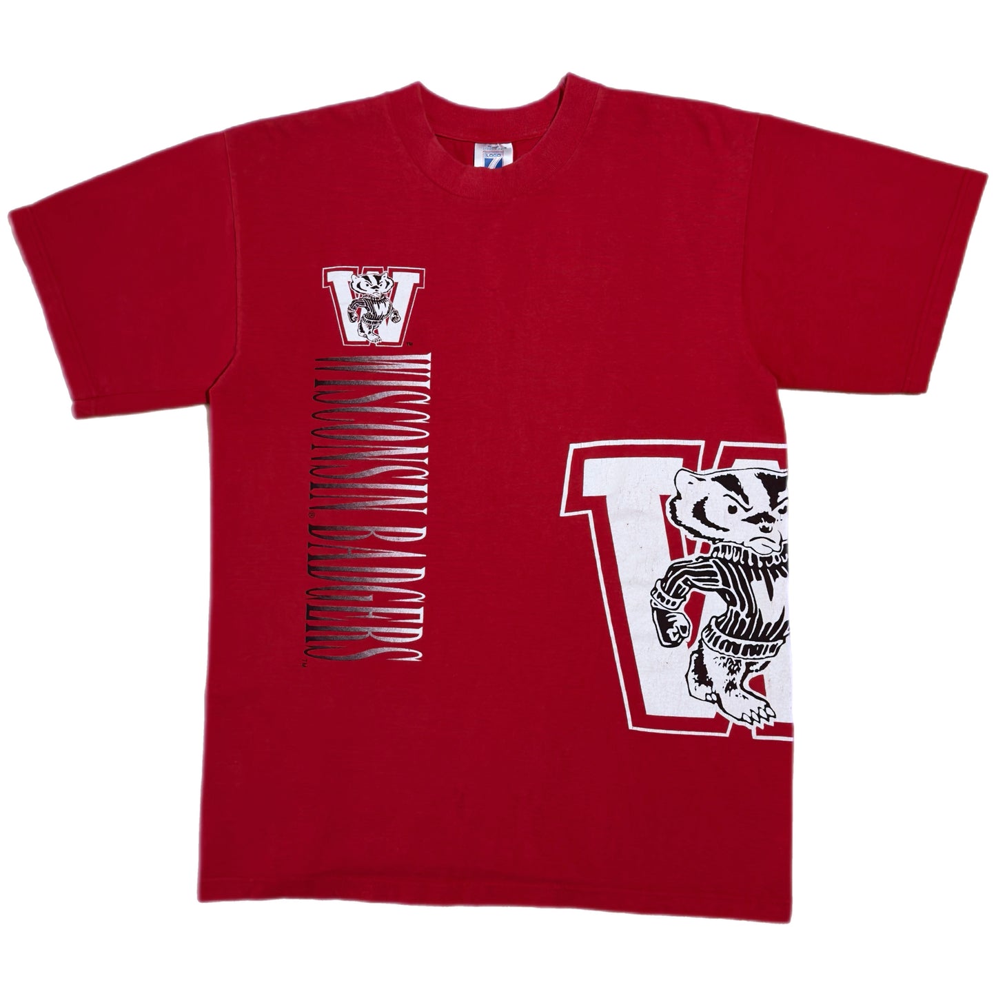‘00s | Wisconsin Badgers Wrap Around Red Tee