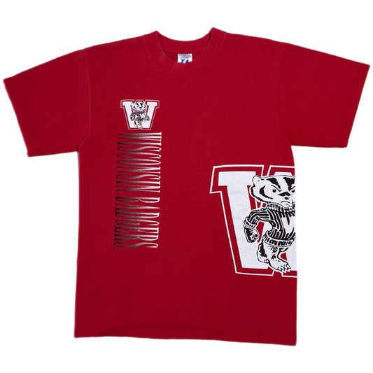 ‘00s | Wisconsin Badgers Wrap Around Red Tee
