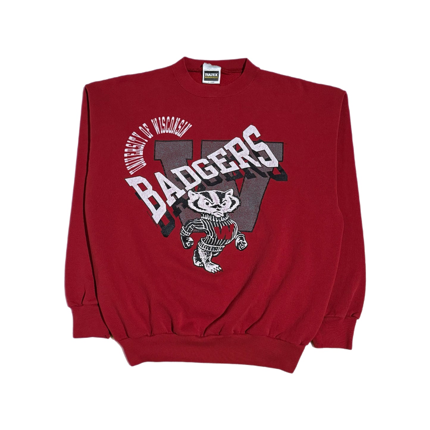 ‘90s | University Of Wisconsin Badgers Graphic Crewneck