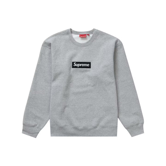 Supreme Box Logo Crewneck “Heather Grey” (FW22)