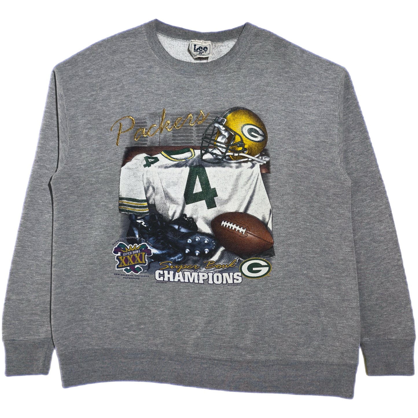 ‘97 | Green Bay Packers Jersey #4 Super Bowl XXXI Champions Crewneck