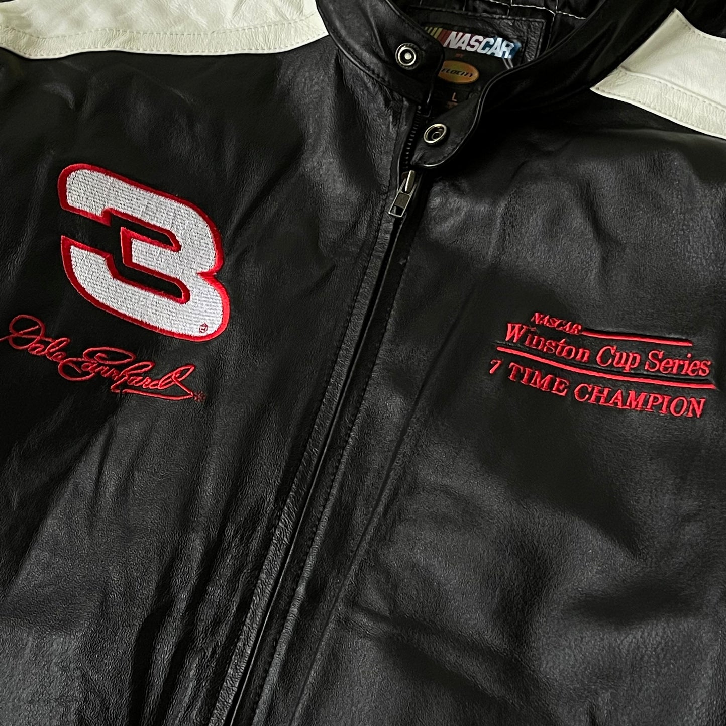 ‘00s | Nascar Dale Earnhardt #3 Winston Cup Series Leather Jacket
