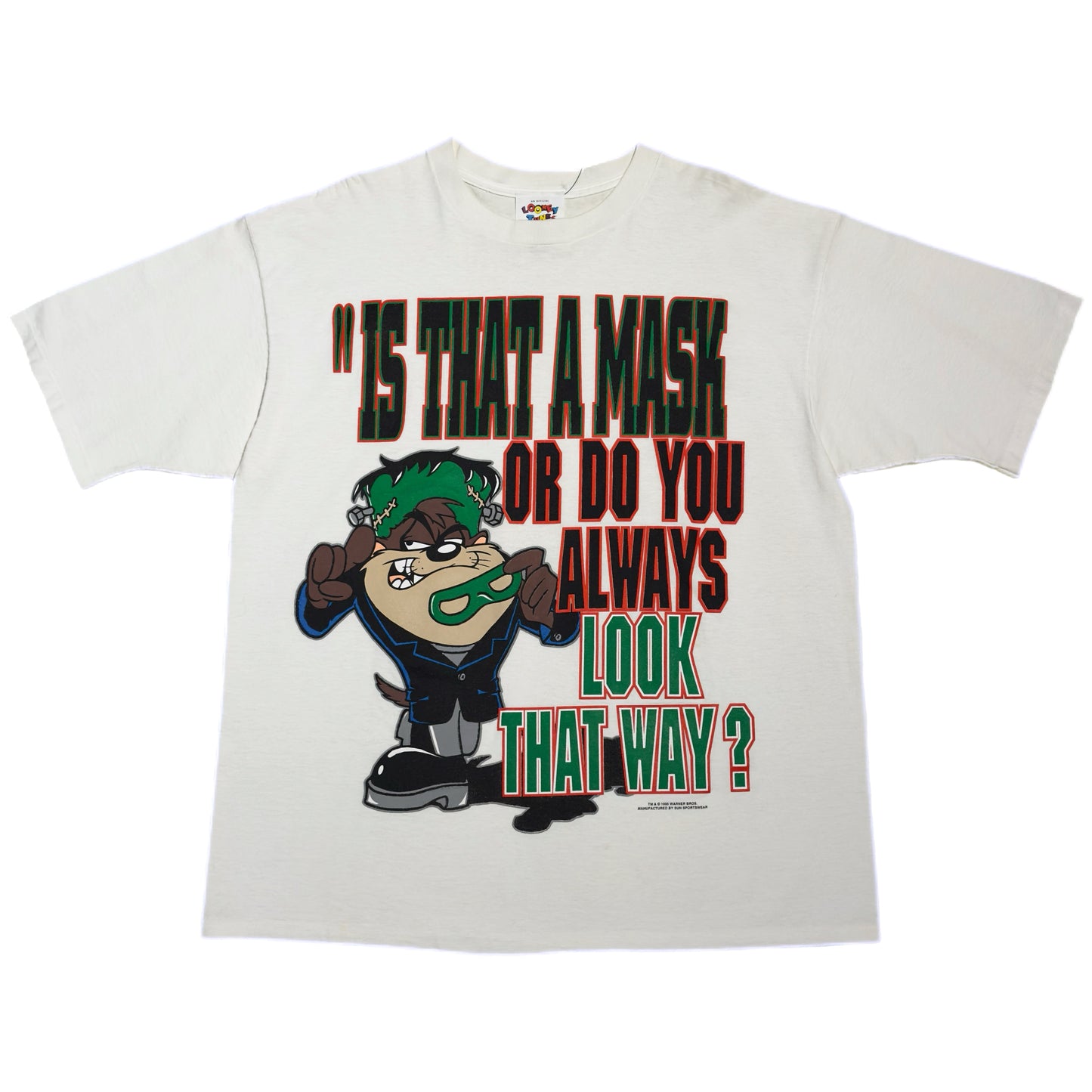 ‘95 | Taz “Is That A Mask Or Do You Always Look That Way?” Tee