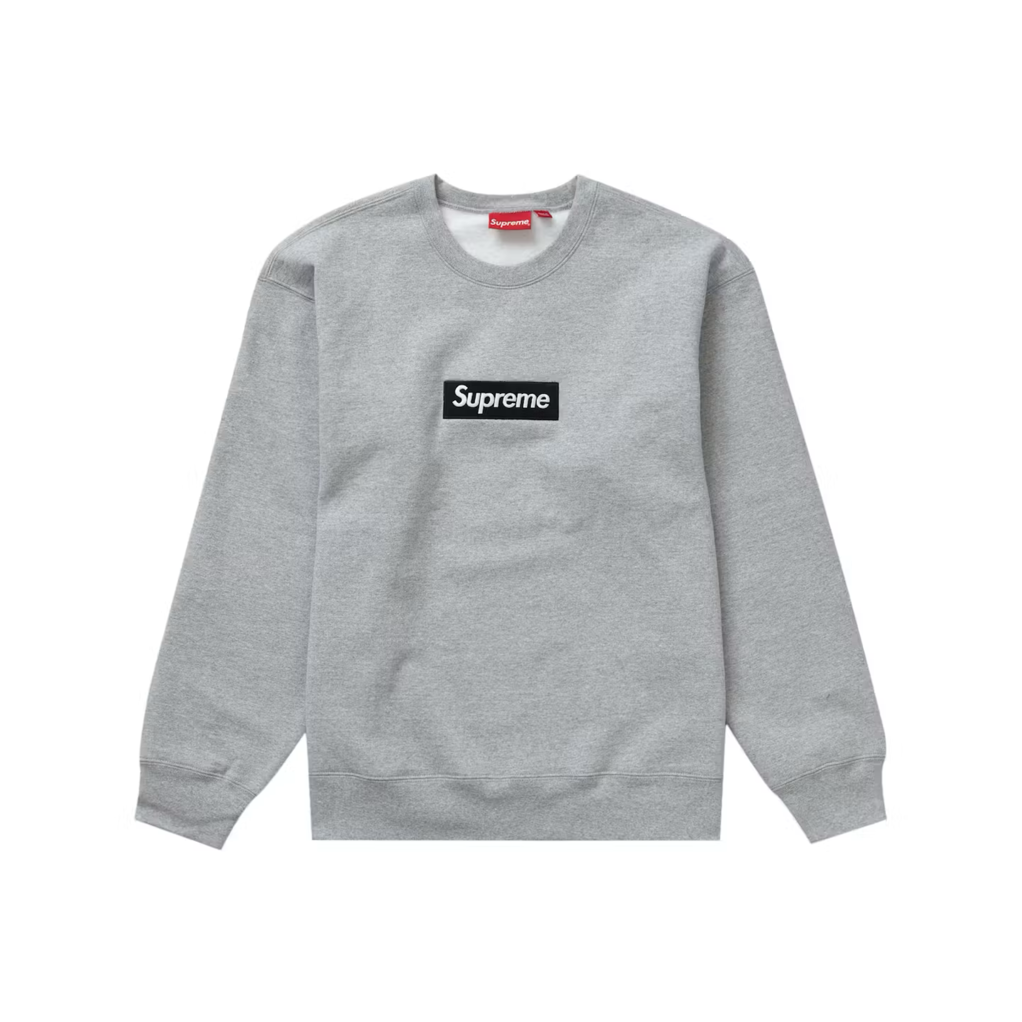 Supreme Box Logo Crewneck “Heather Grey” – ONE OF ONE GALLERY