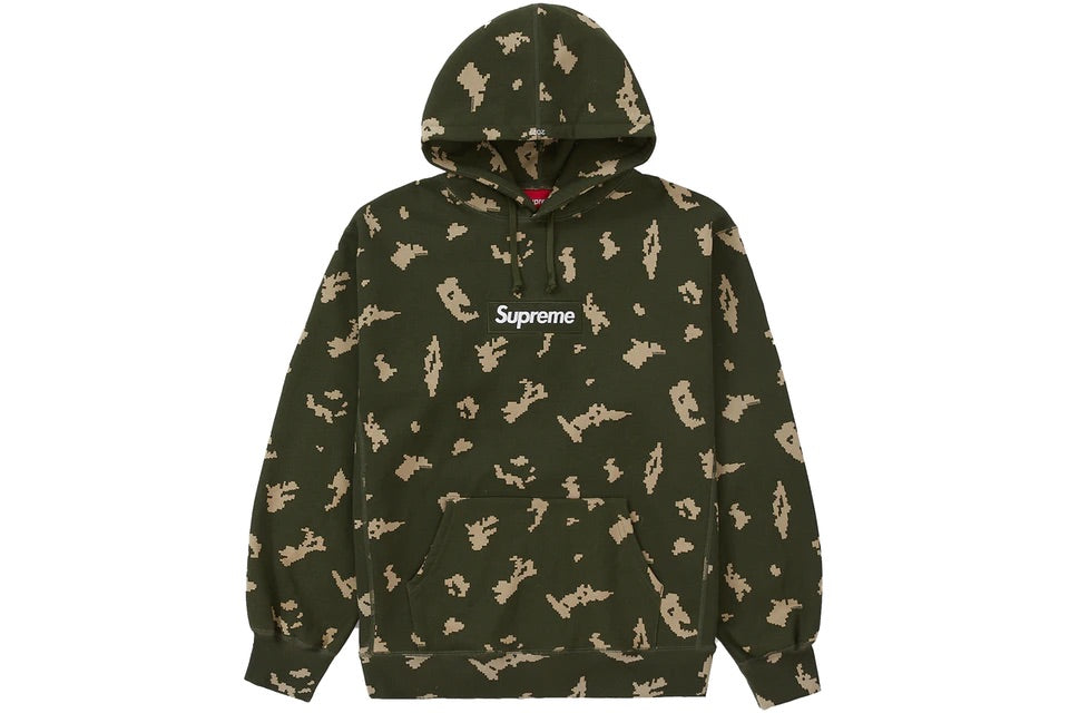 Supreme Box Logo Hoodie “Olive Russian Camo”