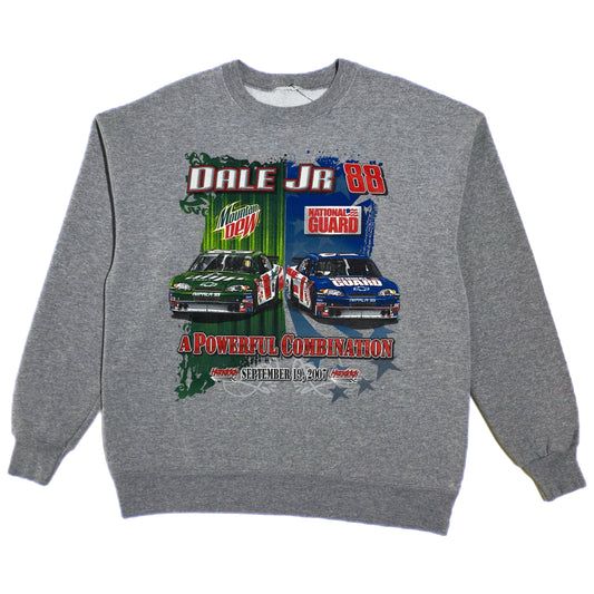 ‘07 | Dale Jr #88 Mountain Dew National Guard Racing Crewneck