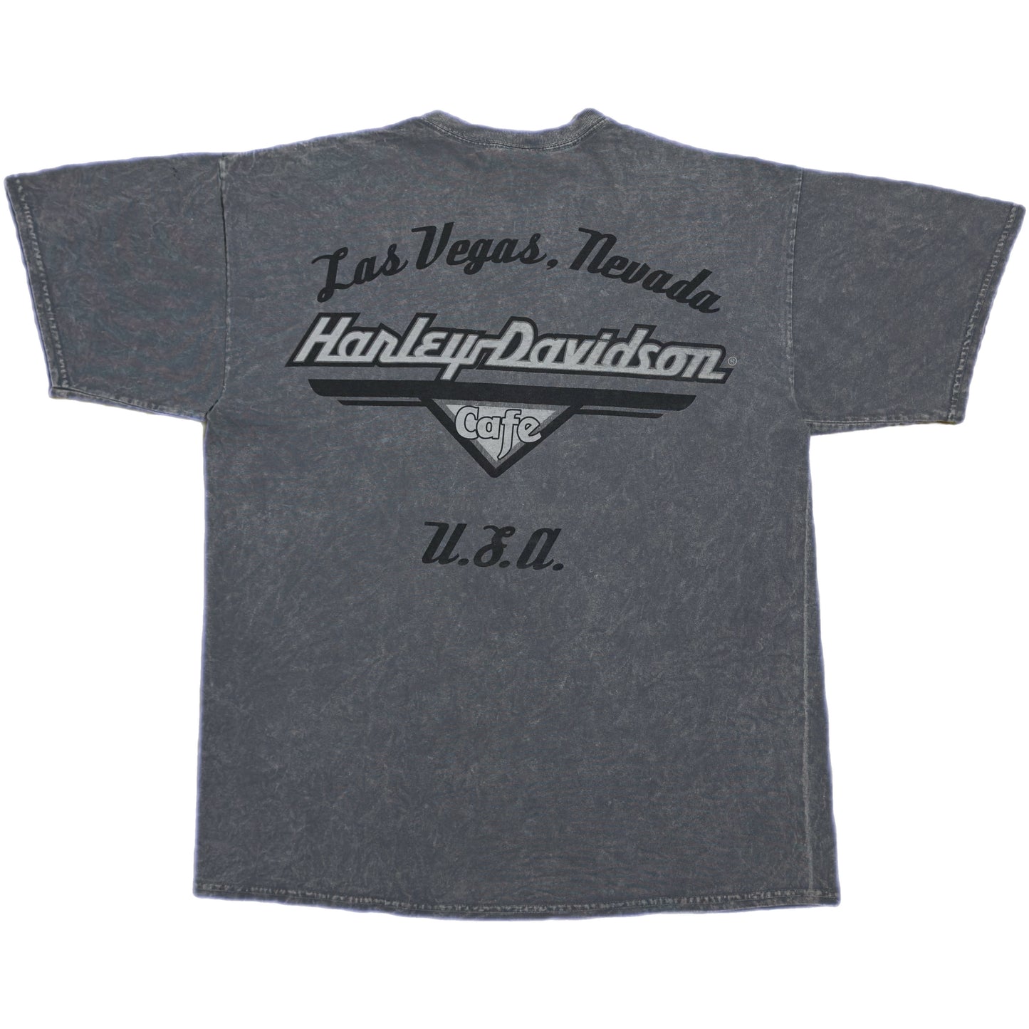 ‘00s | Harley Davidson Cafe Las Vegas, Nevada Grey Tee