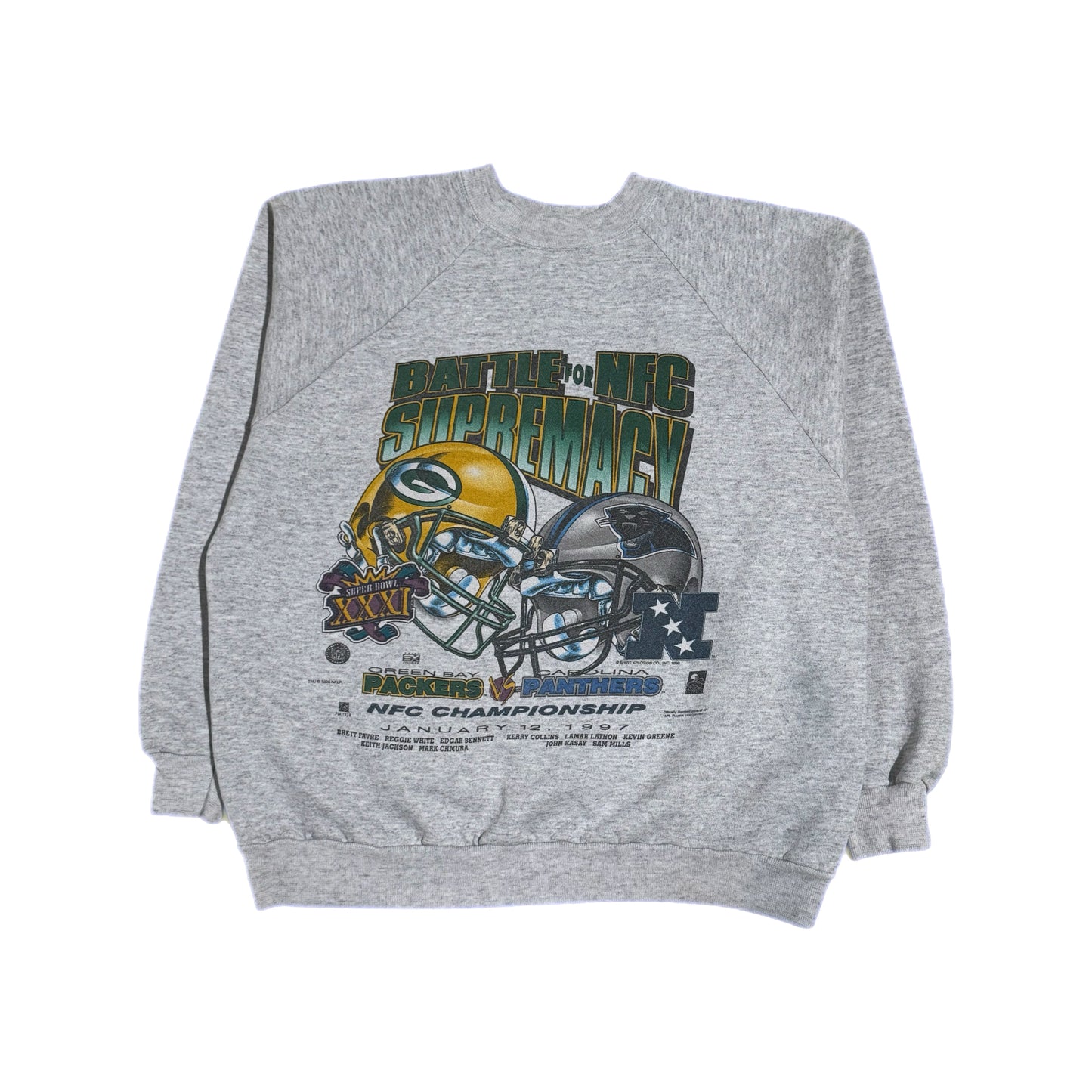 ‘97 | Packers Panthers Super Bowl XXXI Battle For NFC Supremacy Crewneck