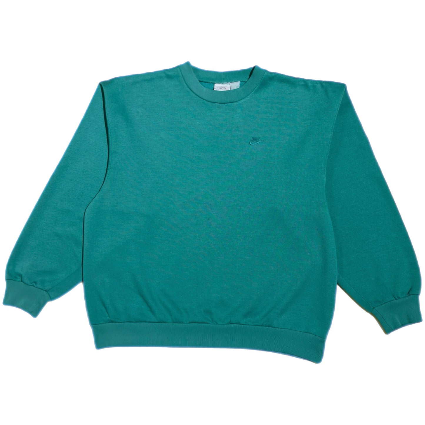 ‘90s | Nike Logo Mint Green Crewneck