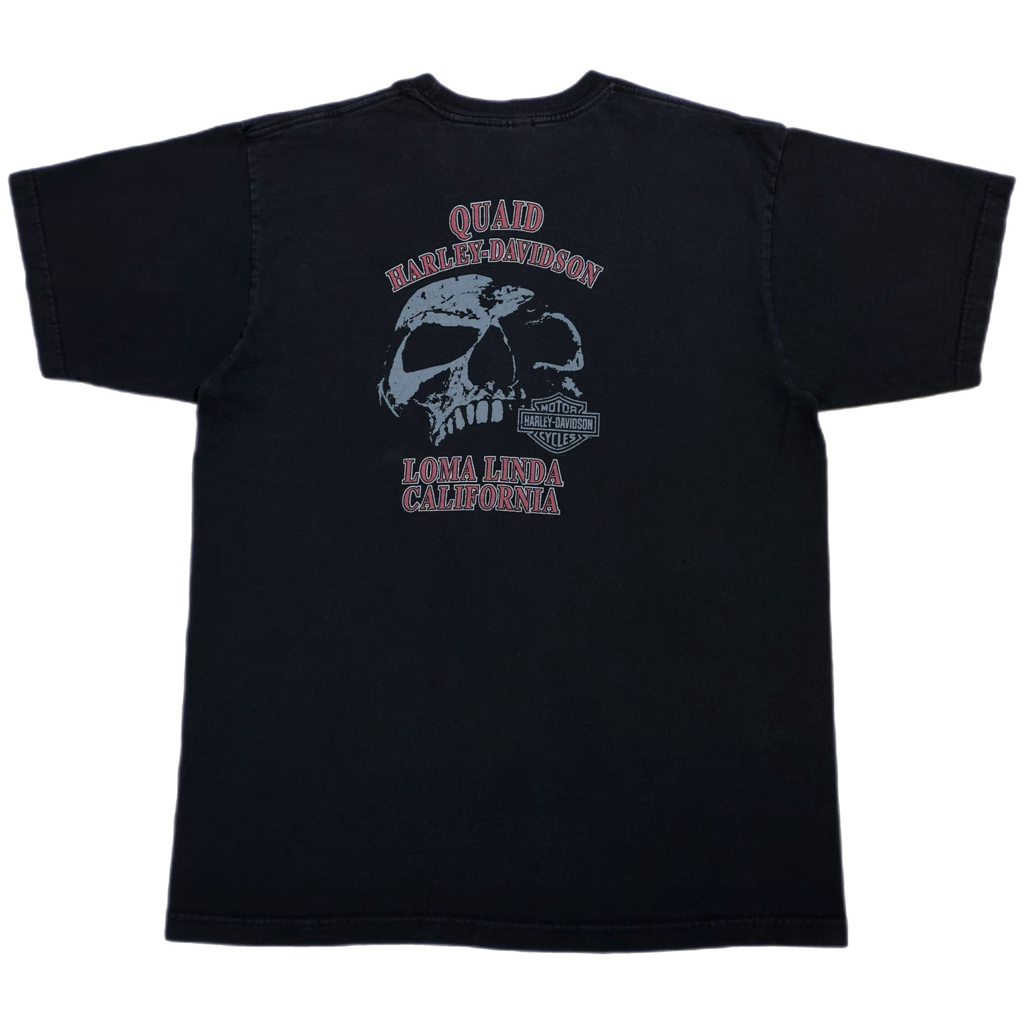 ‘00s | Harley Davidson Quaid Loma Linda California Tee