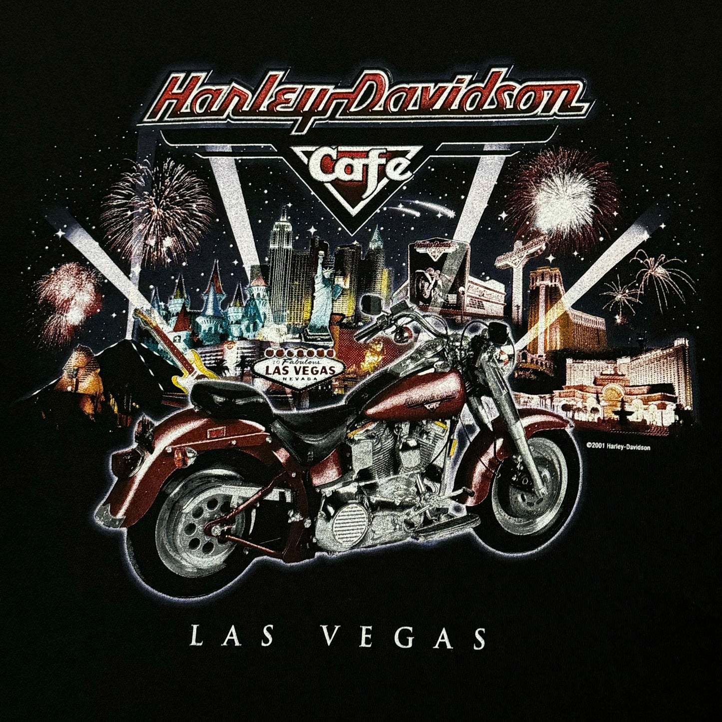 '01 | Harley Davidson Cafe Las Vegas Black Tee