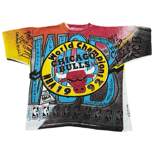 ‘92 | Chicago Bulls NBA World Champions AOP Tee