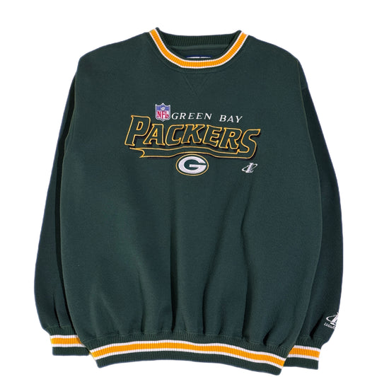 ‘90s | Green Bay Packers Logo Athletic NFL Embroidered Crewneck