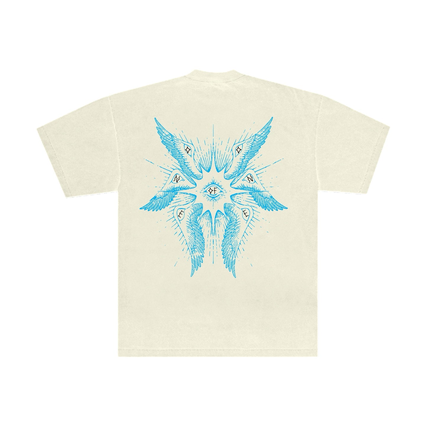 ONEOFONEGALLERY “Angel” Tee (Blue / Cream)