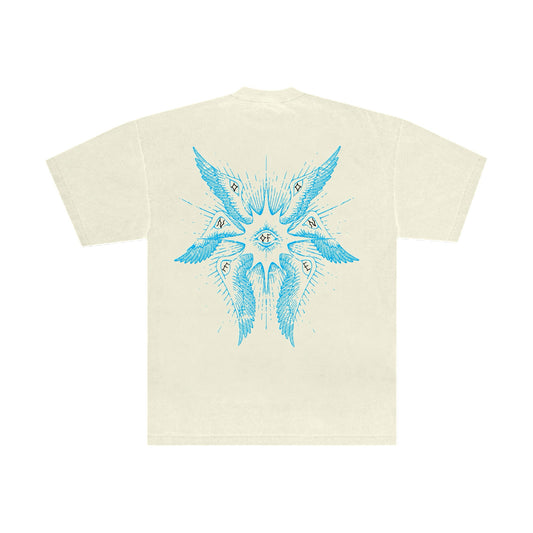 ONEOFONEGALLERY “Angel” Tee (Blue / Cream)