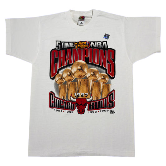 ‘97 | Chicago Bulls 5 Time NBA Finals Champions Tee