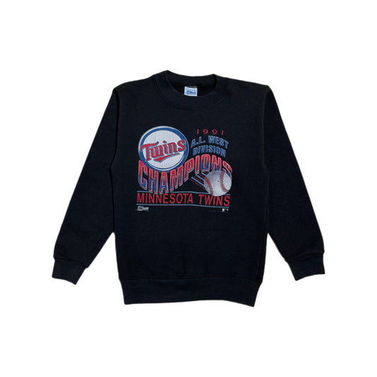 ‘91 | MLB Minnesota Twins A.L. West Division Champions Youth Crewneck