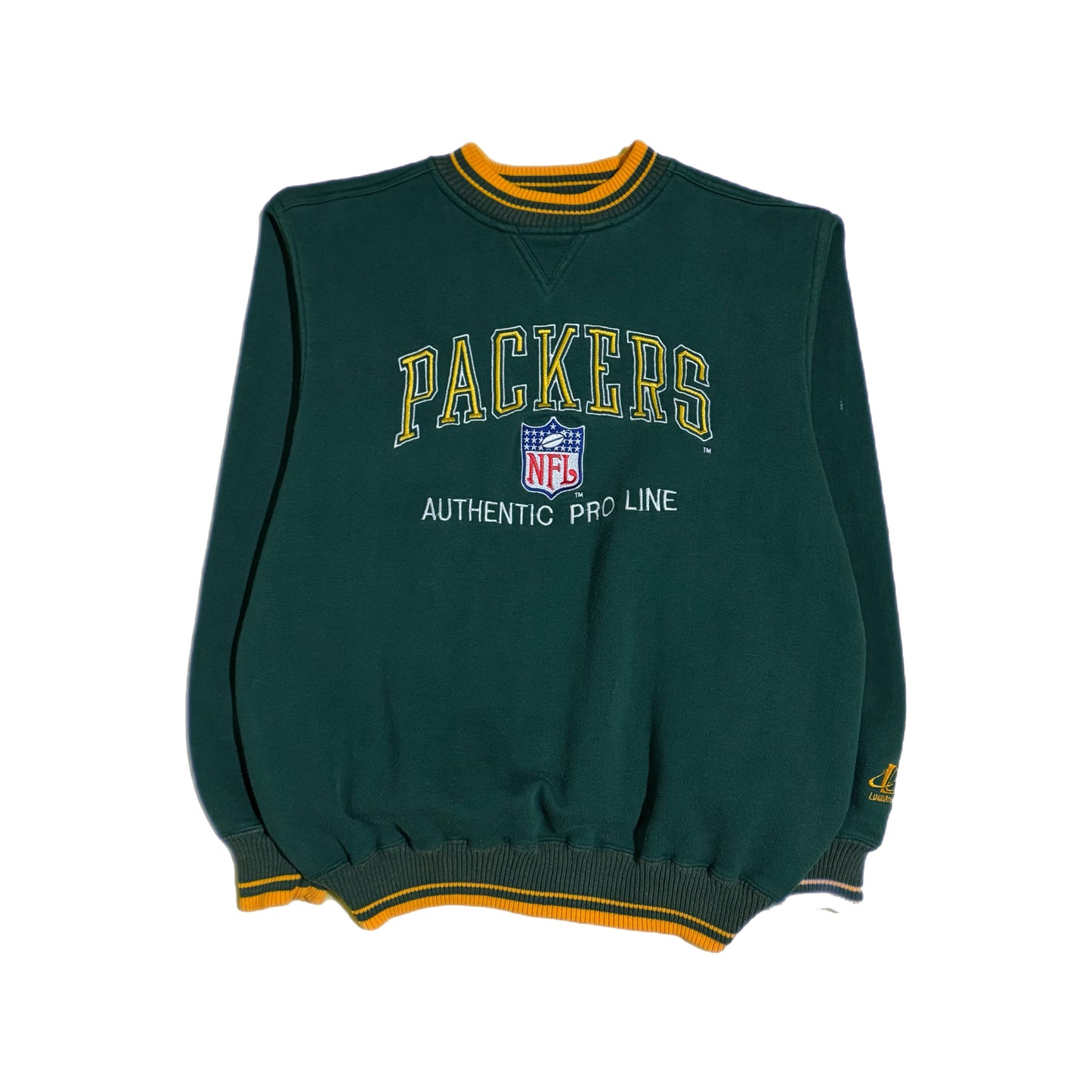 ‘90s | Green Bay Packers Authentic Pro Line NFL Embroidered Crewneck