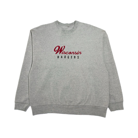 ‘90s | Wisconsin Badgers Embroidered Crewneck