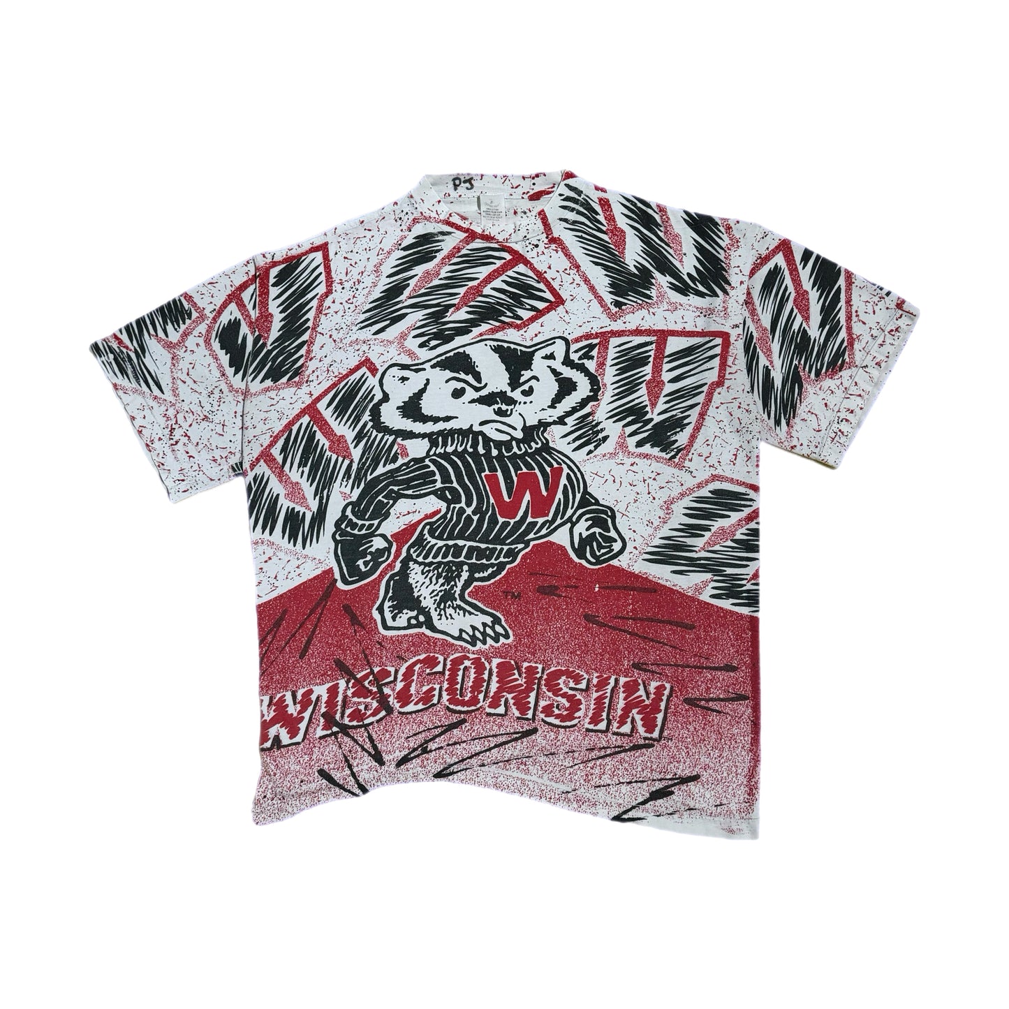 ‘90s | Wisconsin Badgers AOP Tee