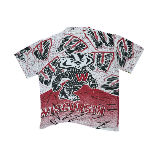 ‘90s | Wisconsin Badgers AOP Tee