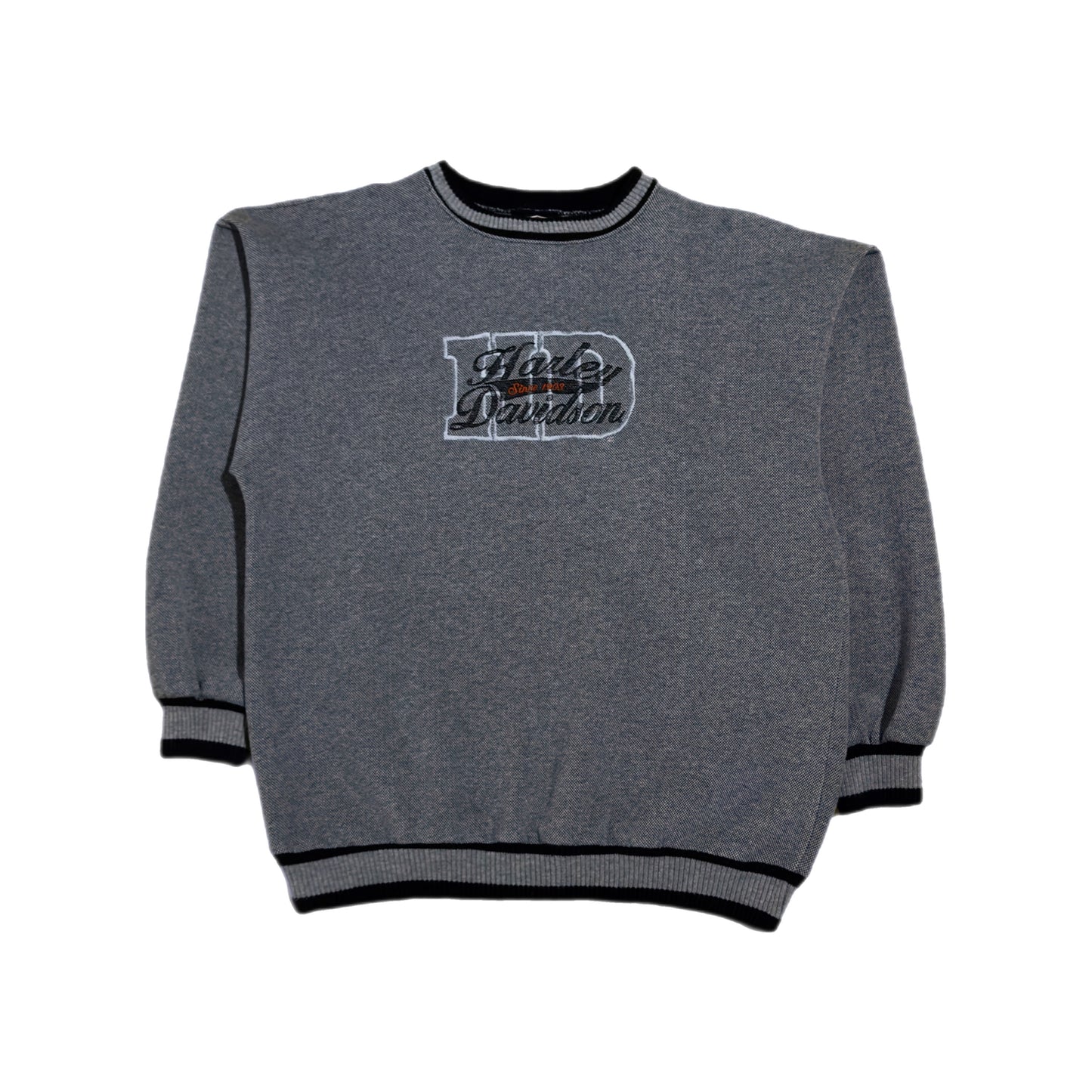 ‘00s | Harley Davidson Embroidered Crewneck