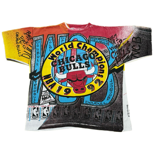 ‘92 | Chicago Bulls NBA World Champions AOP Tee
