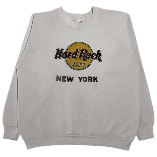 ‘80s | Hard Rock Cafe New York White Crewneck