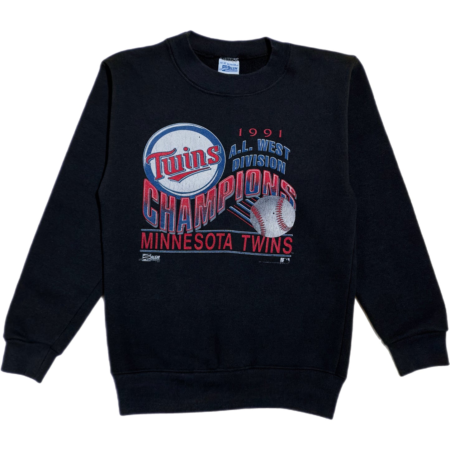 ‘91 | MLB Minnesota Twins A.L. West Division Champions Youth Crewneck