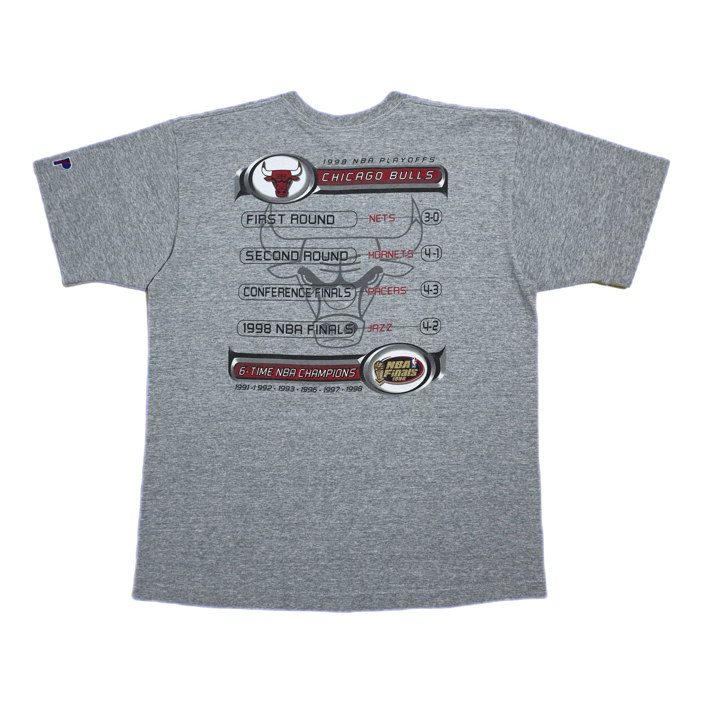 ‘98 | Chicago Bulls 6-Time NBA Finals Champions Tee