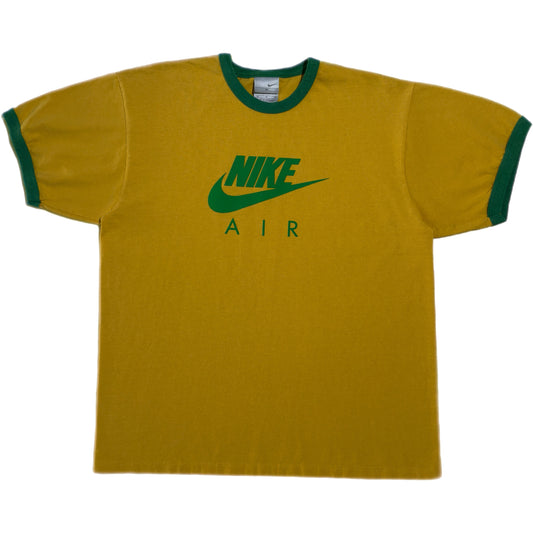 Y2K | Nike Yellow Green Ringer Tee