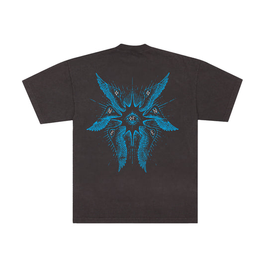 ONEOFONEGALLERY “Angel” Tee ( Blue / Vintage Black)