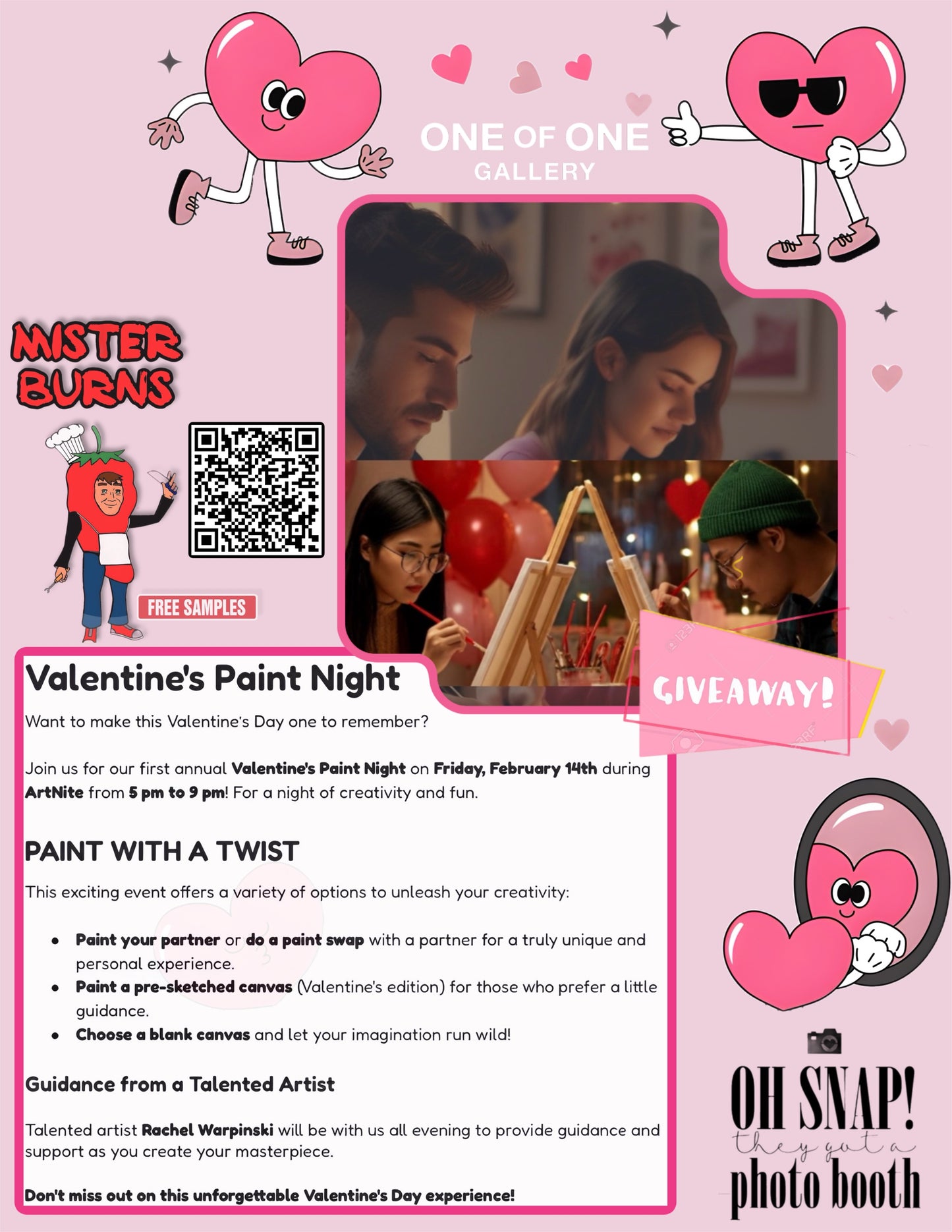 Paint & Sip | Valentine’s Theme