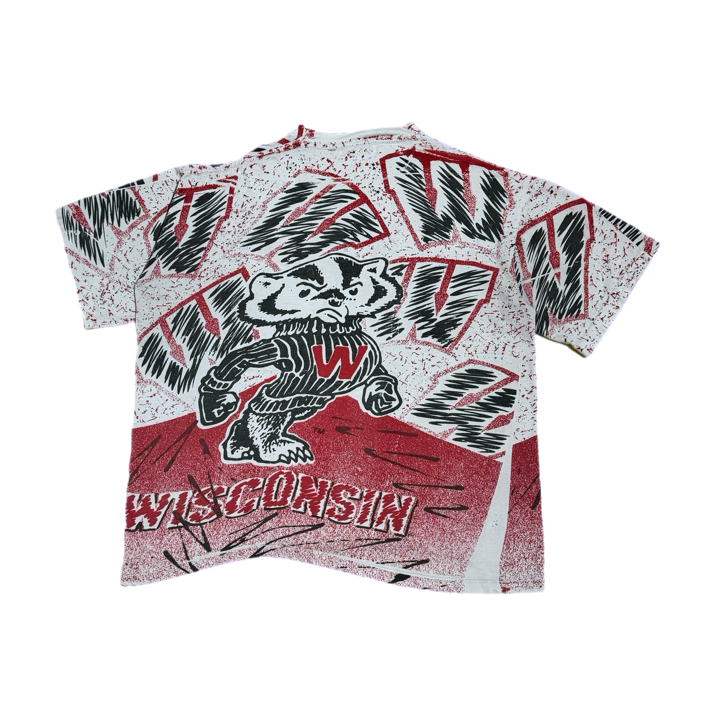 ‘90s | Wisconsin Badgers AOP Tee