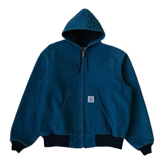 ‘94 | Carhartt Thermal-Lined “Teal Blue” Jacket JR455