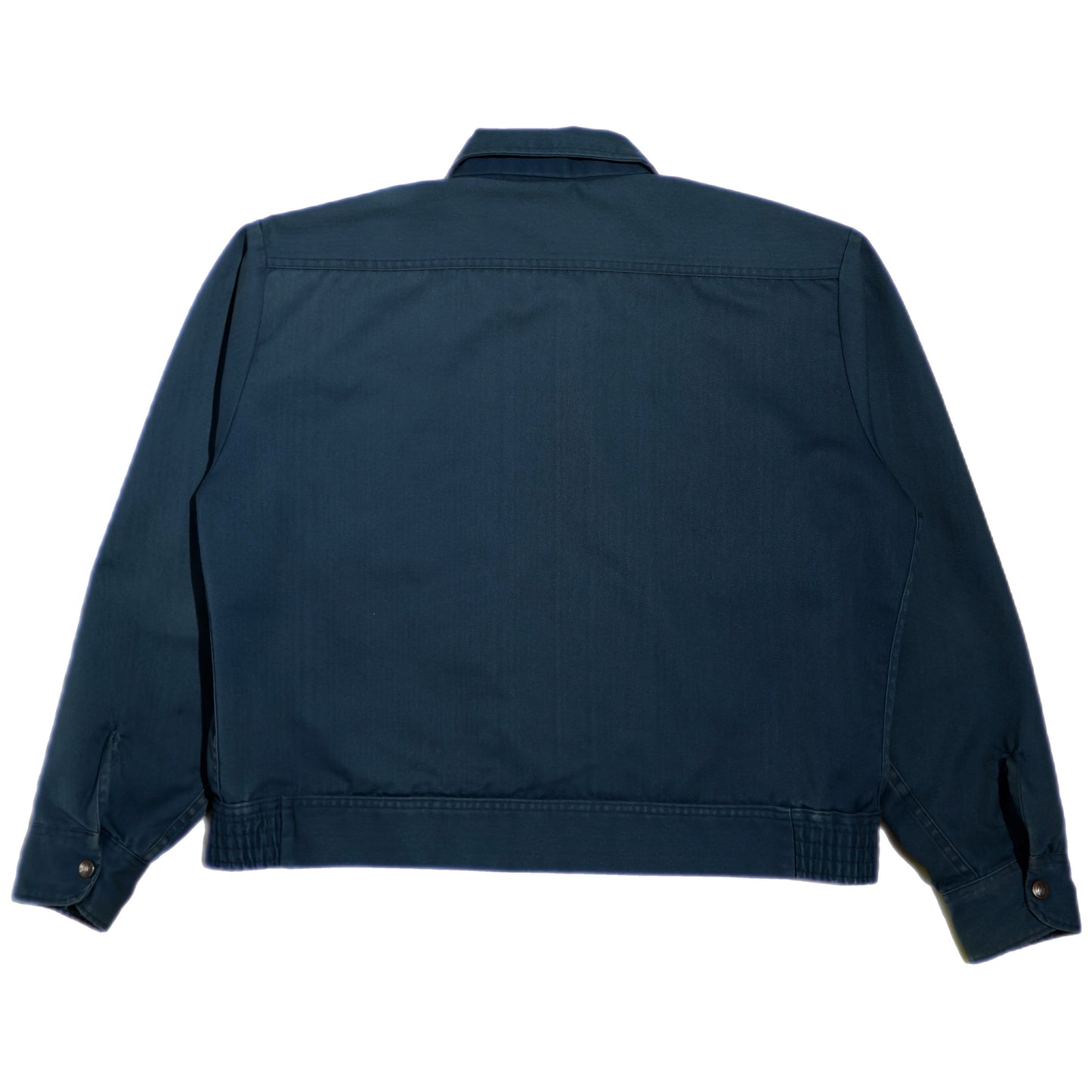 ‘80s | Dickies Fleece-Lined Navy Zip Up Jacket