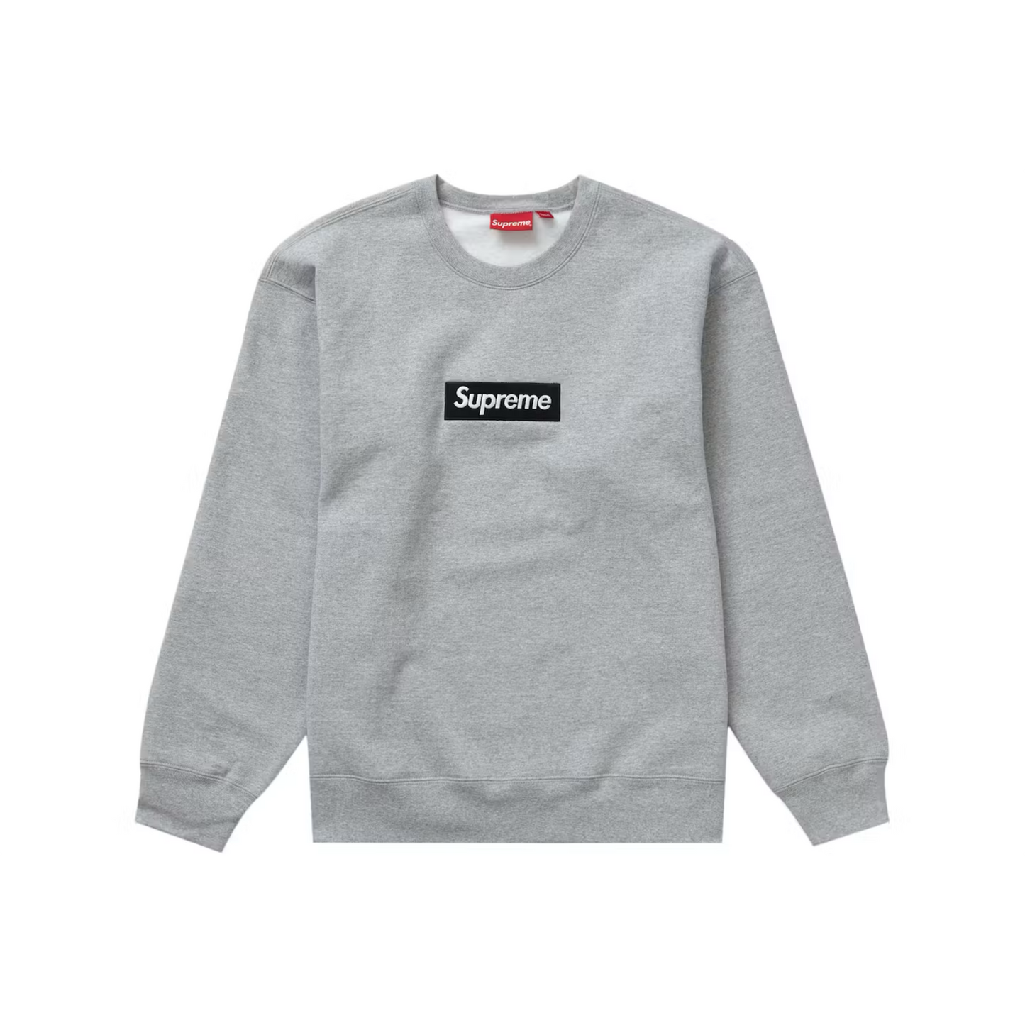 Grey box logo sales crewneck