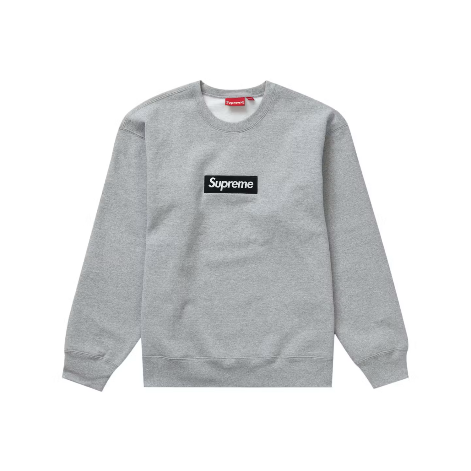 Supreme box logo crewneck heather grey on sale