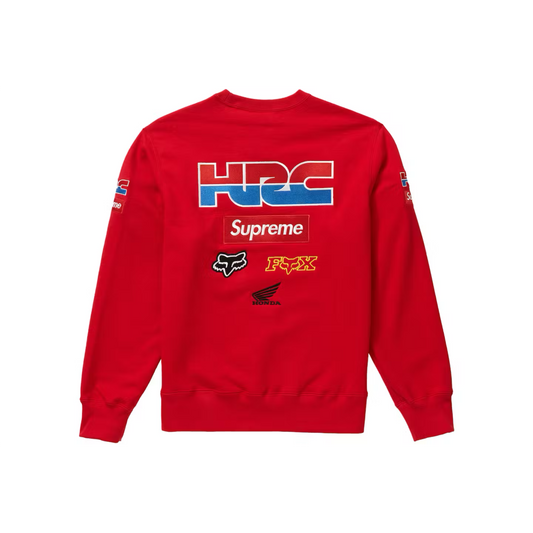 Supreme Honda Fox Racing Crewneck “Red”
