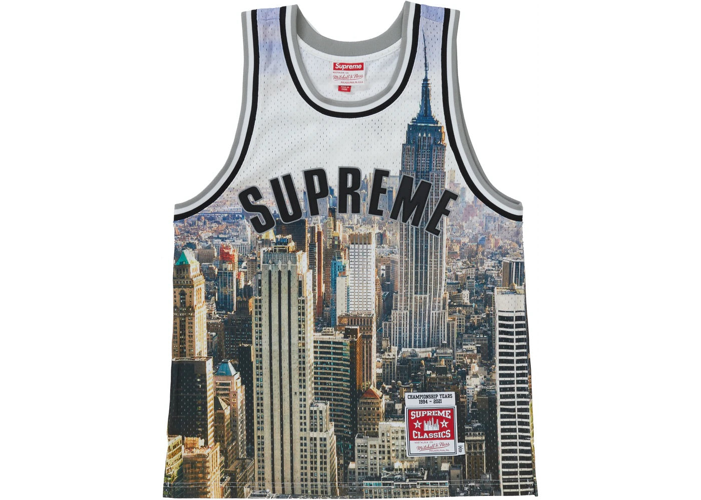 Supreme Mitchell & Ness Basketball Jersey Skyline (SS21)