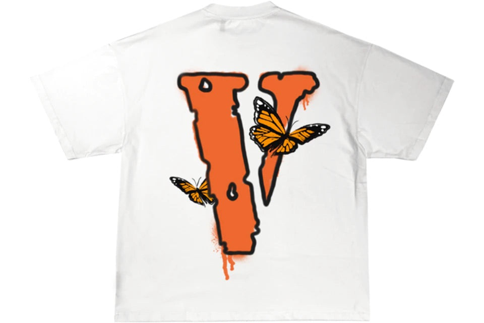 Juice Wrld x Vlone Butterfly T-shirt “White”