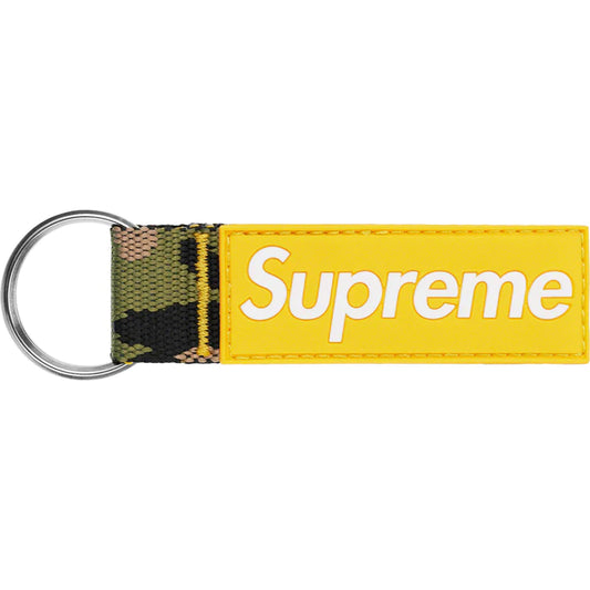 Supreme Webbing Keychain “Yellow Camo”